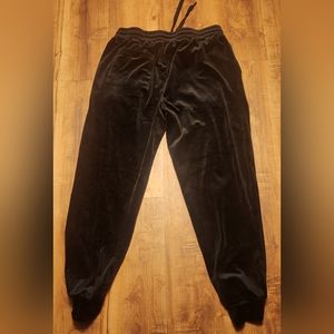 Black Velour sweatpants